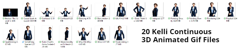 Screenshot of 20 Continuous 3D Housekeeper images of thumbnails with file names.